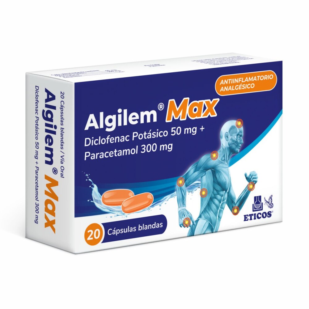 ALGILEM MAX CJ X 20 CAPS. BLANDAS única
