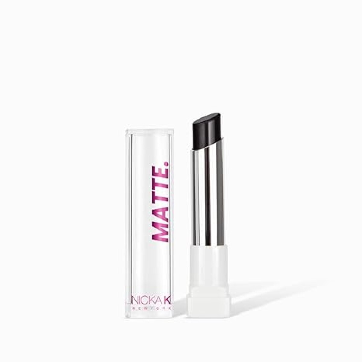 Labial matte en barra Nicka K - Tono 16- negro 