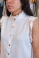 BLUSA CEREZA DETAIL Blanco