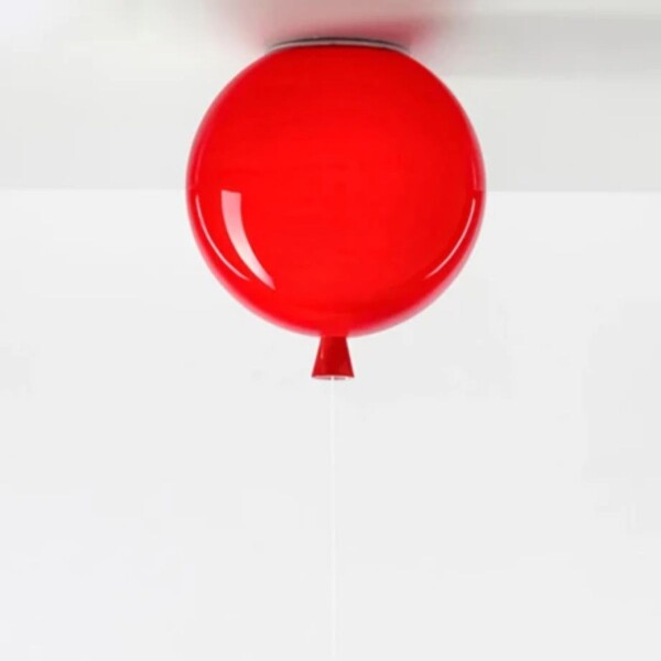 LUMINARIA DE TECHO BALLOON ROJO - Large