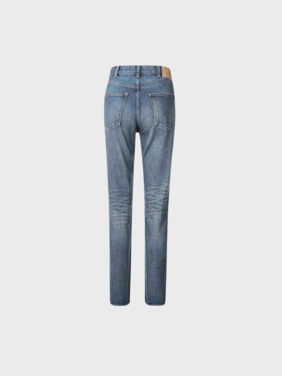 Celine- Jean clásico efecto desgastado Azul