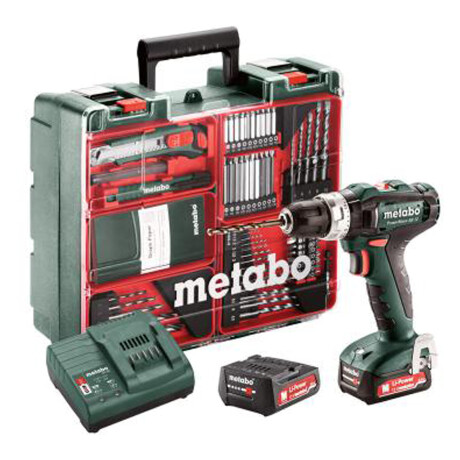 Taladro Atorn.metabo Powermaxx Sb12 Set Taladro Atorn.metabo Powermaxx Sb12 Set