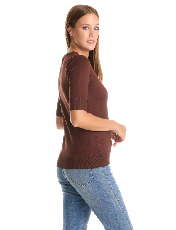 Buzo Basico MARRON