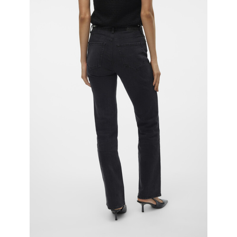 VMTESSA HR STRAIGHT JEANS LI134 GA NOOS BLACK DENIM
