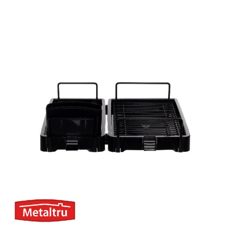 Escurridor de plástico y metal Negro - 13525.2.2 Escurridor de plástico y metal Negro - 13525.2.2