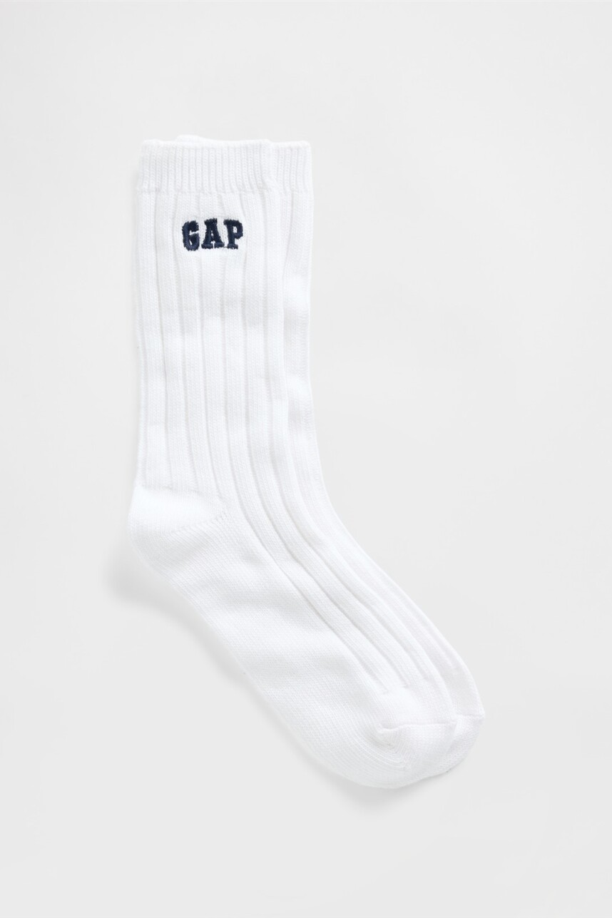 Medias Logo Gap Mujer V2 New Off White