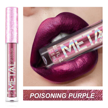 Labial Liquido Metaliado Poisoning Purple