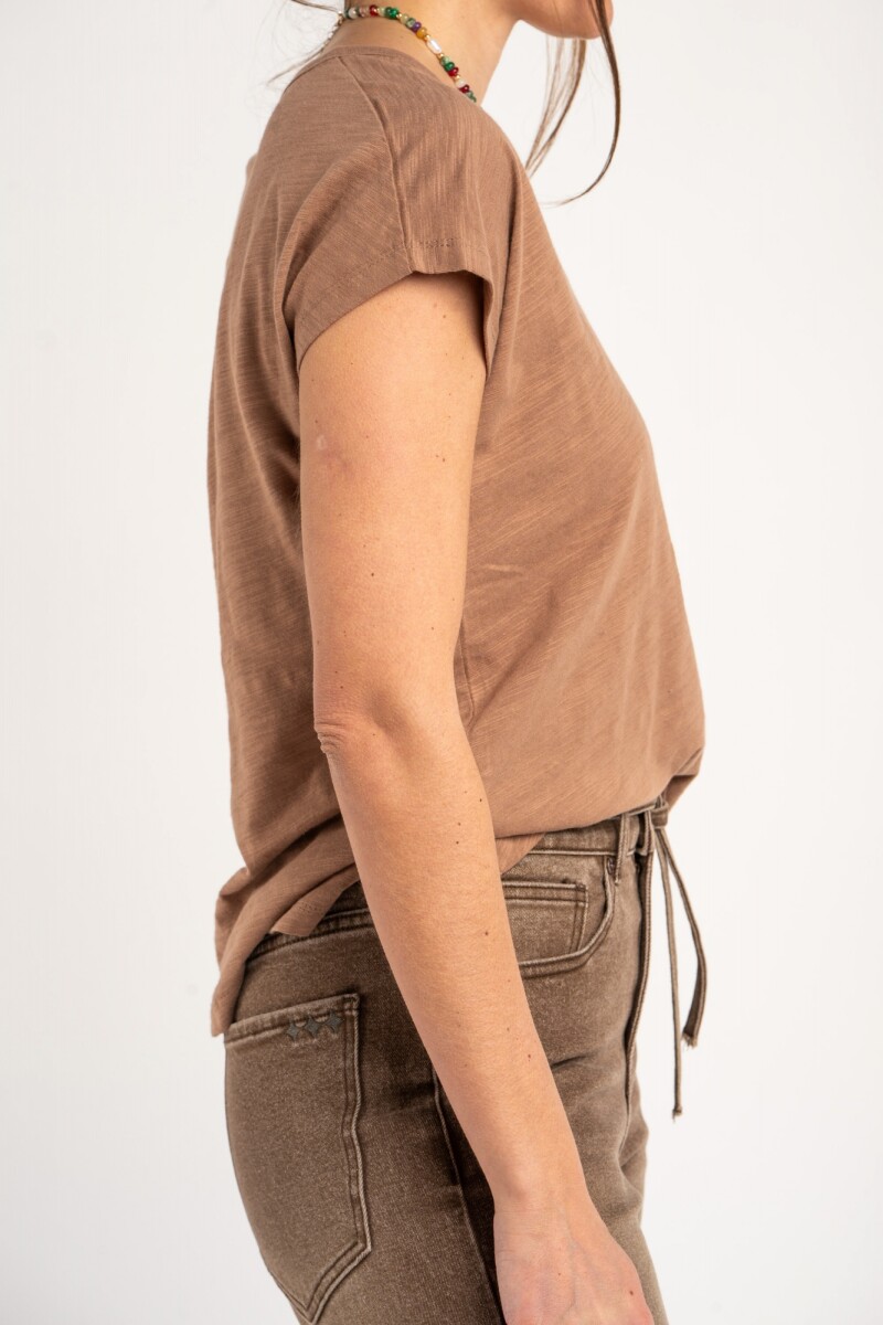 Remera Algodón Flame Mocha