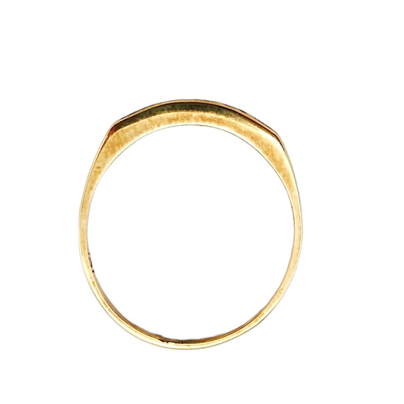 Anillo Sin Fin-Oro Bajo-Piedra Zafiro y Zirconia-AN8126 conpiedra