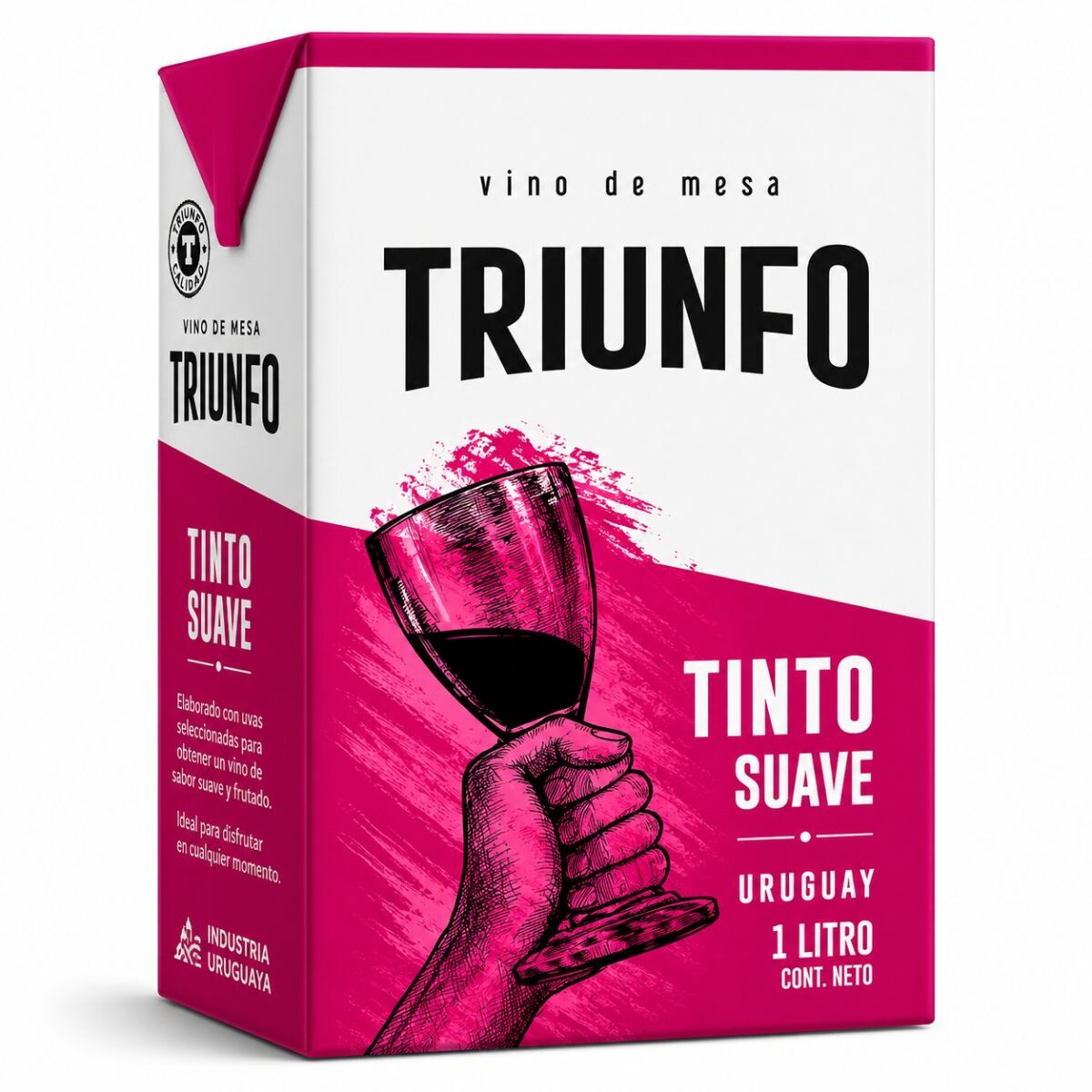 VINO TRIUNFO TETRA 1L TINTO SUAVE 