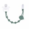 Clip para chupete silicona BUBA Cloudy verde