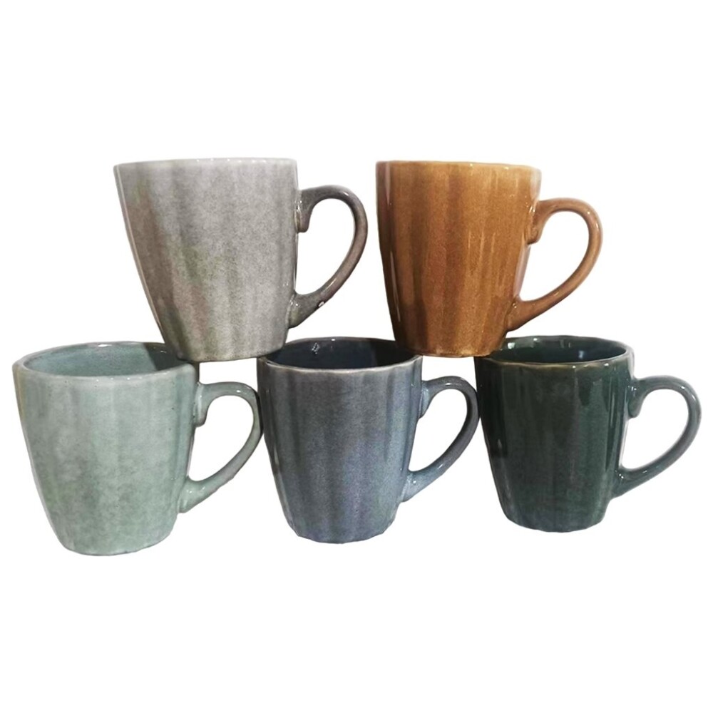 Taza 237Ml Facetado Glaze Surtido MUG 237ML FACETADO GLAZE SURTIDO
