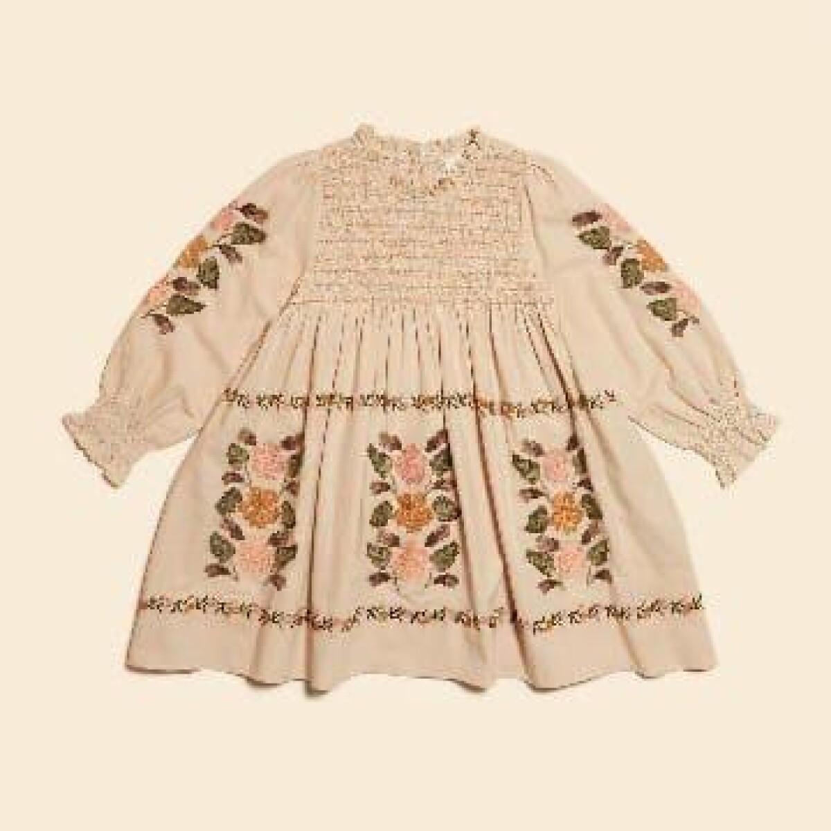 Vestido Bordado floripones 