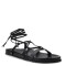 Sandalias de Mujer Miss Carol con Tiras al Tobillo Negro