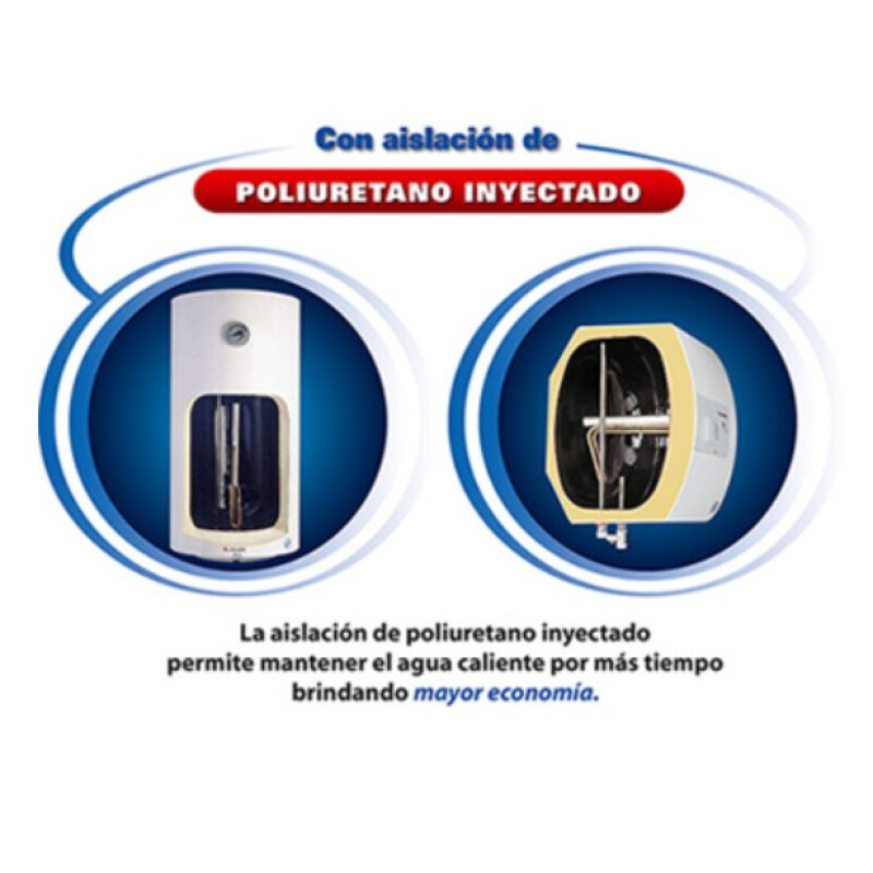 Termotanque James 60 Litros de Acero – Modelo Cilíndrico Termotanque James 60 Litros de Acero – Modelo Cilíndrico