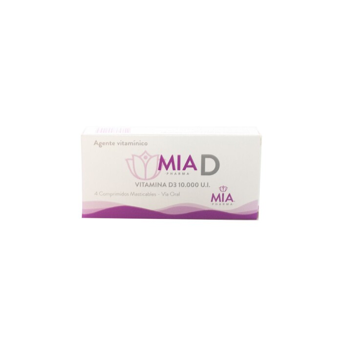 MIAPHARMA D CJ X 4 COMP. MASTIC. única