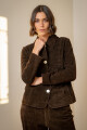 Blazer cloe Chocolate gamuza