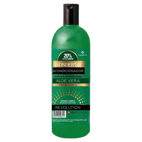 ACONDICIONADOR WONDER TEX ALOE VERA REVOLUTION 450 CC ACONDICIONADOR WONDER TEX ALOE VERA REVOLUTION 450 CC