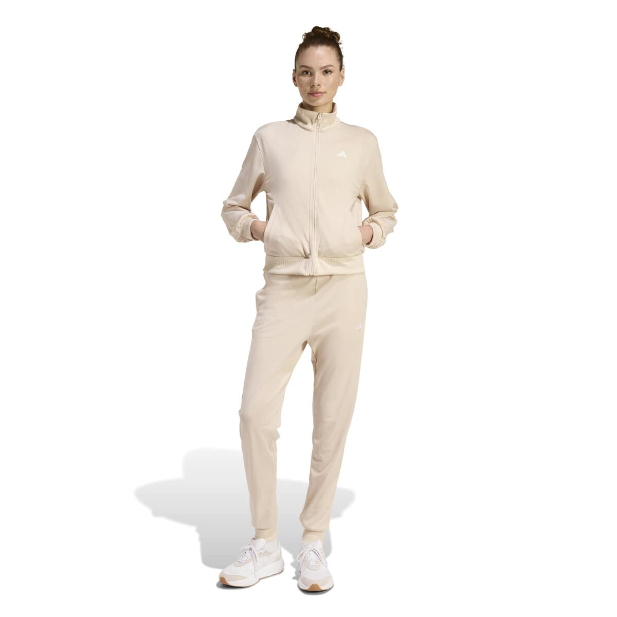 Conjunto Adidas W FEELCOZY TS Mujer KB8459 - Beige 