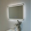 Espejo LED Rectangular 80x60 cm 2 botones y display Espejo Led Rectangular 80x60 Cm 2 Botones Y Display