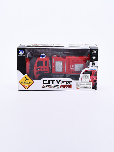CAMION BOMBEROS CON CONTROL ROJO