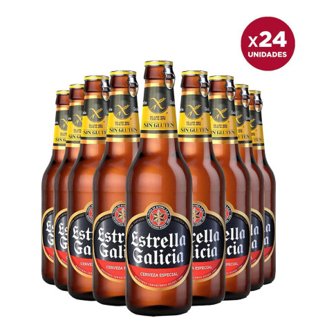 Cerveza Estrella Galicia sin Gluten 24 unidades 330 ml