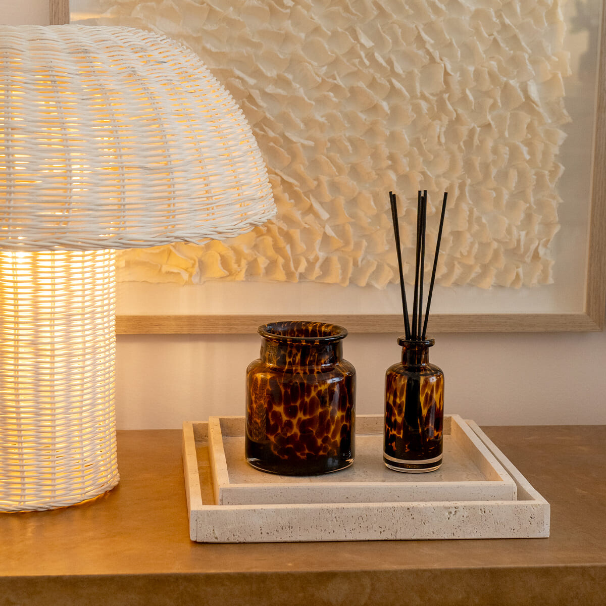 ACCESORIO DE VIDRIO CAREY S ÁMBAR 