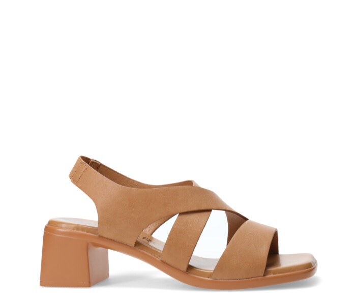 Sandalias de Mujer Miss Carol CLOVIS con taco Tan