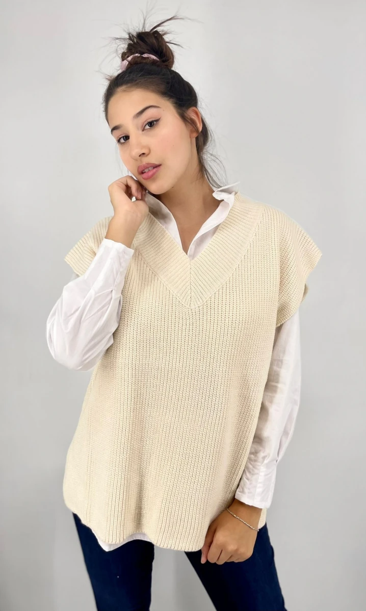 CHALECO WANNA 2120 - BLANCO 