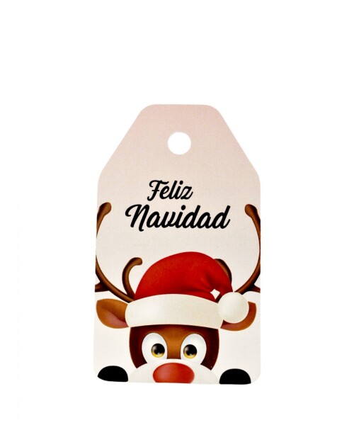 Tag colgante navidad 5x8,5 cm DISEÑO 5
