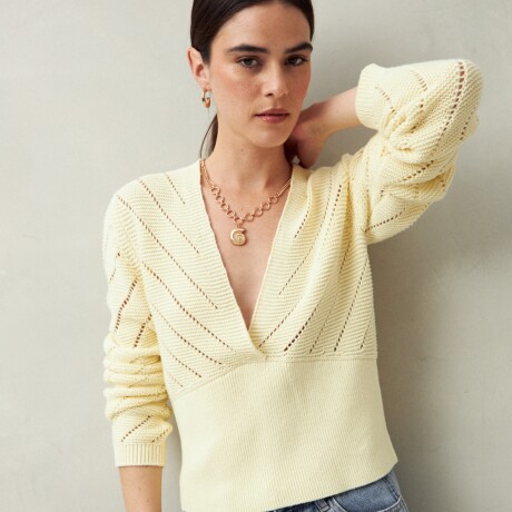 SWEATER ELINA Manteca