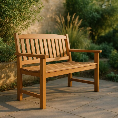 BANCO NATURAL/BEIGE MADERA MERANTI LUMPUR