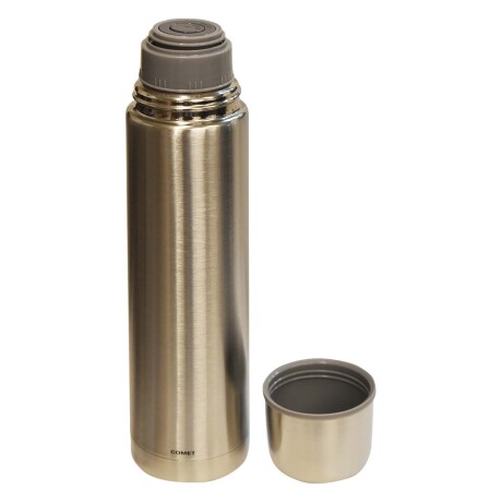 Termo Bala Acero Inoxidable 750Ml Mantiene Frío Calor Comet Plateado