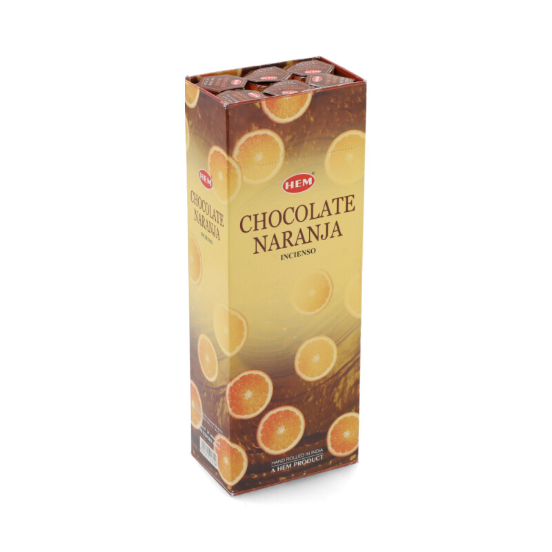 VARITAS HEM CAJA HEXAGONAL X6 Naranja/chocolate