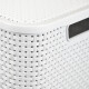 Set x5 Caja ratán 7 lts BLANCO
