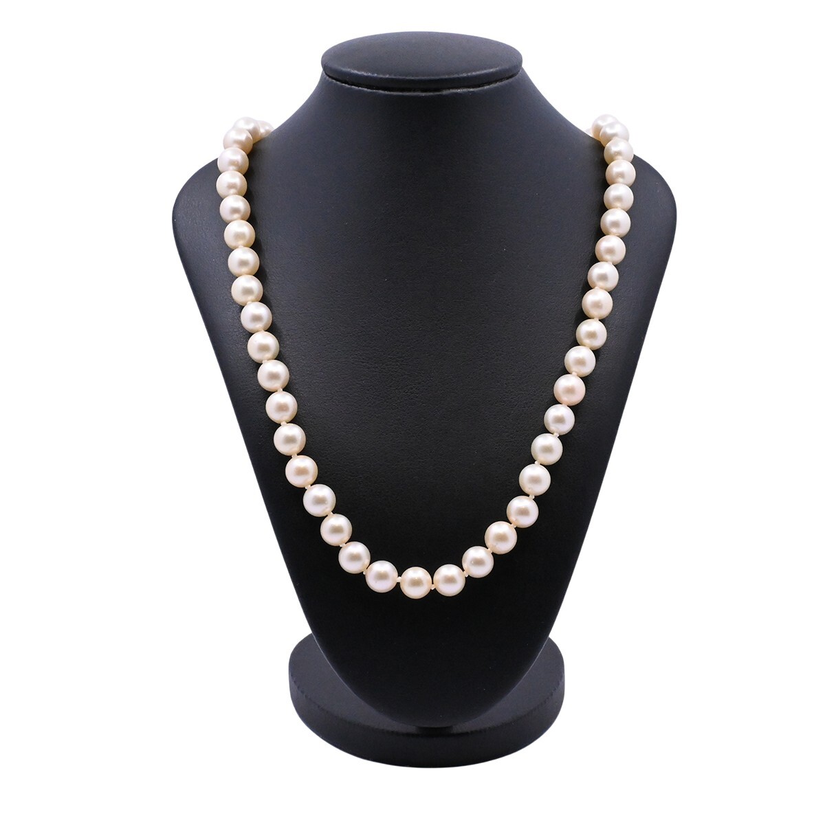 Collar de perlas de cultivo y argolla oro 18k marinera. 