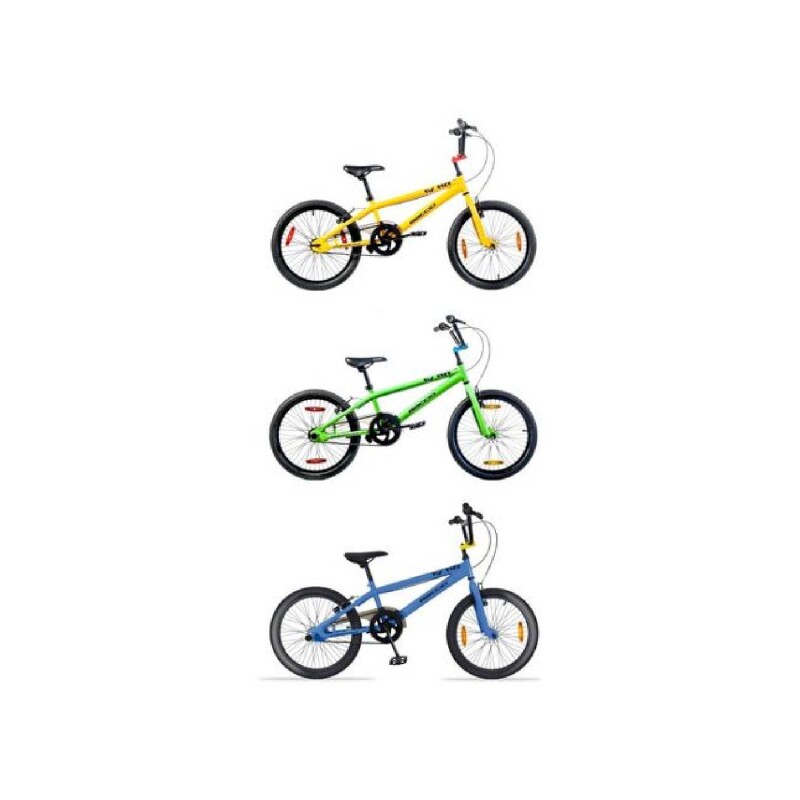 Bicicleta Baccio Fly Free BMX rodado 20 con picadores Rojo