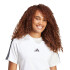 Remera de Mujer Adidas Essentials 3 Tiras Blanco
