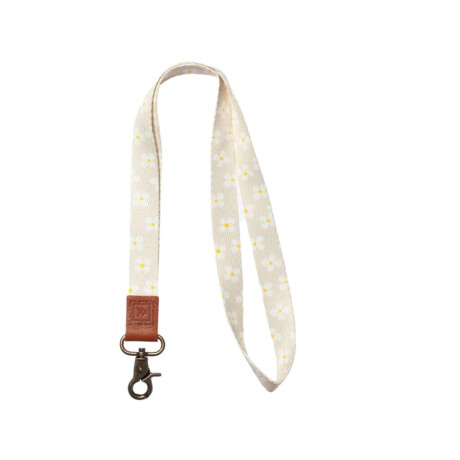 Llavero Thread Luna Beige Neck Lanyard Lanyard