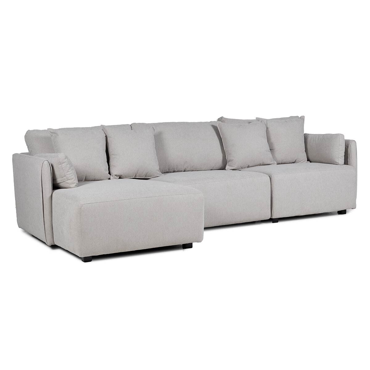 Rinconera Torino - Tela Microfibra - Chaise Izquierdo - 3A-341 (Beige) 