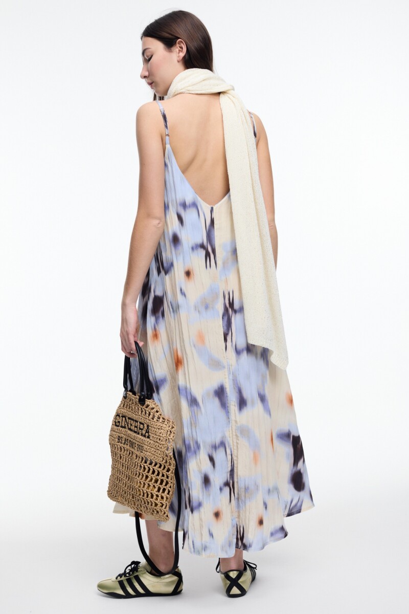 VESTIDO TIRANTES Azul