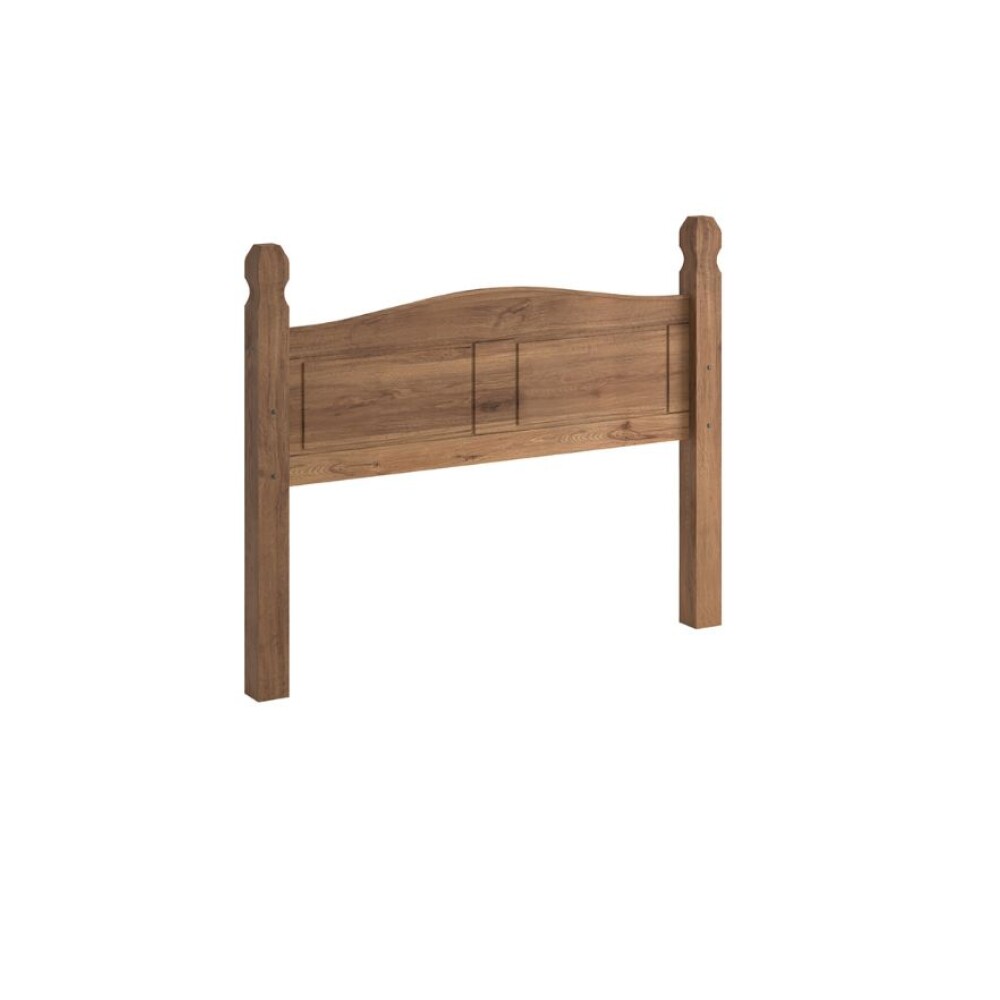 Respaldo 2 plazas Madera Maciza 140cm - Linea Mexicana Oscuro