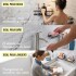 Set X5 Estante Organizador Baño Accesorio Jaboneras Adhesivo IMBACK Color Negro Set X5 Estante Organizador Baño Accesorio Jaboneras Adhesivo IMBACK Color Negro