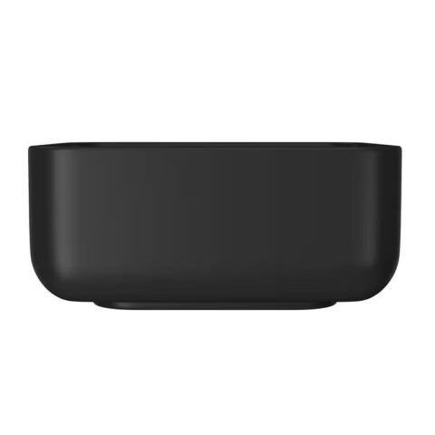 Bacha de apoyo cuadrada 30 cm c/mesa negro mate Deca Bacha De Apoyo Cuadrada 30 Cm C/mesa Negro Mate Deca