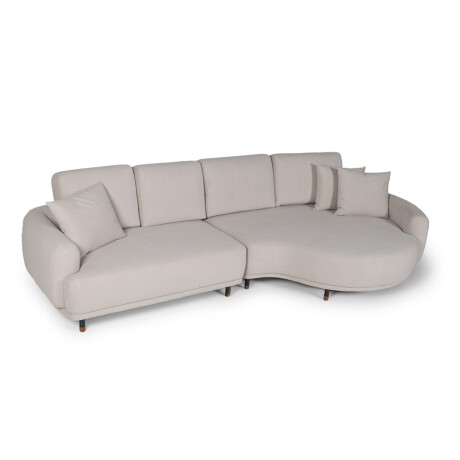 Rinconera Equilibrio - Tela Microfibra - Chaise derecho TC2029 (Tostado)