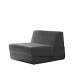 Sillón Sofá Plegable Lumax Modelo Lahti en caja Compactado Gris Oscuro