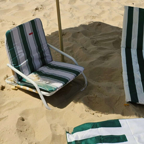 Reposera playa plegable con correa Club Petates Verde