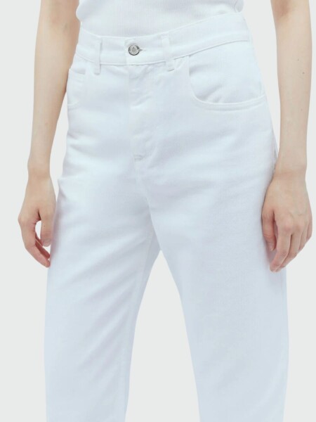 Moncler -Pantalón de tiro alto y corte recto, Moncler Negro