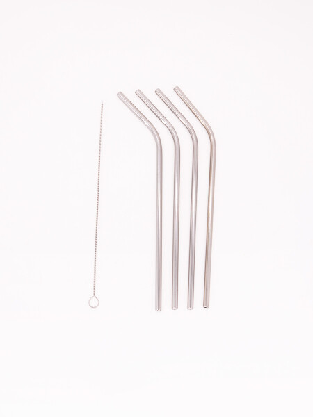 SORBITO DE METAL CON CEPILLO PLATEADO