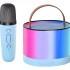 Parlante Bluetooth Karaoke Con Micrófono Portatil Luces Rgb® Variante Color Azul